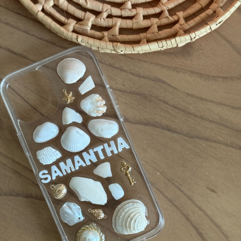 iPhone 12 Pro Max Custom Seashell Phone Case